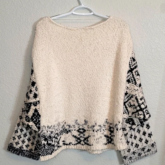 Free People Midnight Beach Pullover in Evening Ivory Combo - Picture 10 of 12